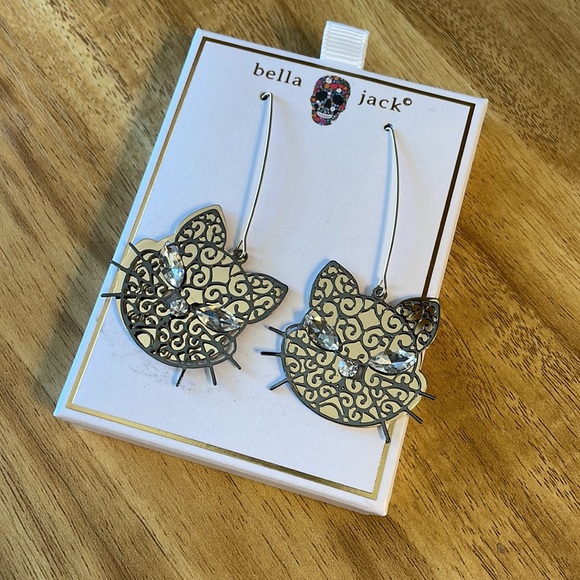 Bella Jack Jewelry - Brand New Bella Jack Cat Earrings
